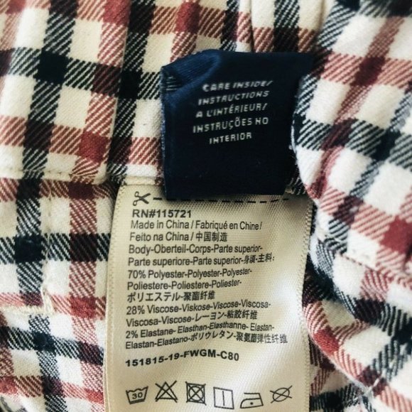 Scotch & Soda Belted Checked Pants Girls Size 12 With Waist Belt Tie - Picture 8 of 10